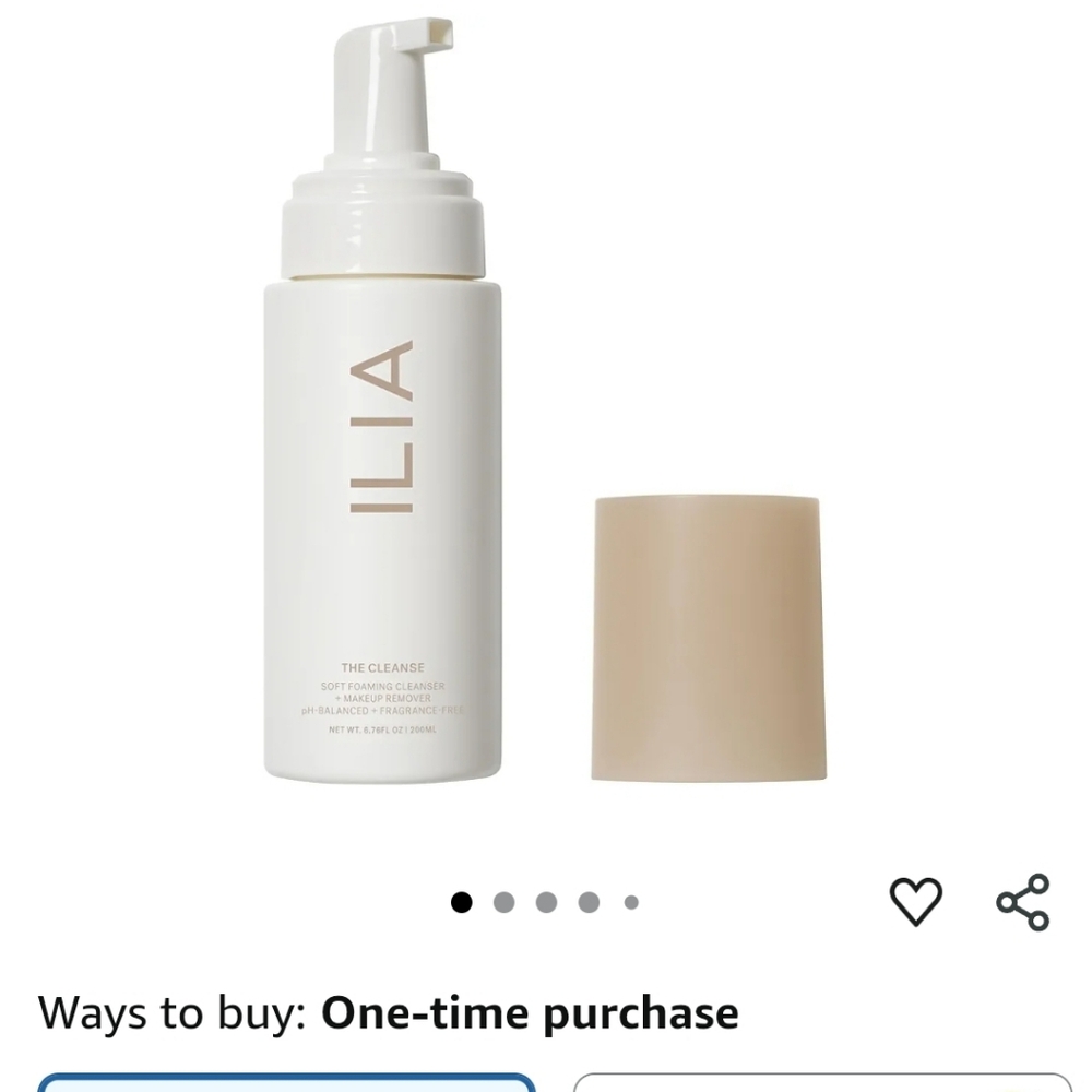 ILIA Soft Foaming Cleanser - White and Tan